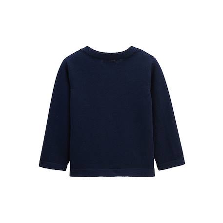 Gilet en tricot céleste Bleu 3 - vertbaudet enfant 