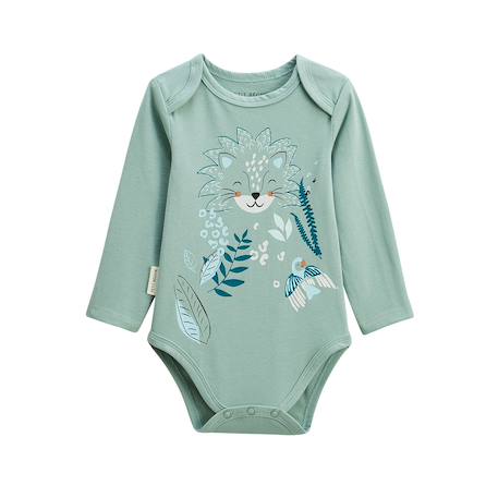 Lot de 2 bodies bébé manches longues roméo Bleu 3 - vertbaudet enfant 