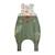 Turbulette été en gaze de coton avec pieds retroussables dumbea Kaki 2 - vertbaudet enfant 