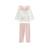 Pyjama enfant 2 pièces en velours écru louisa Ecru 2 - vertbaudet enfant 