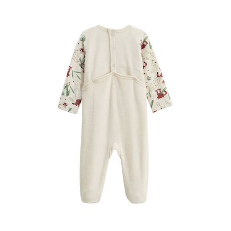 Pyjama bébé en velours gustin Beige 3 - vertbaudet enfant 