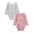 Lot de 2 bodies bébé manches longues céleste Rose 2 - vertbaudet enfant 