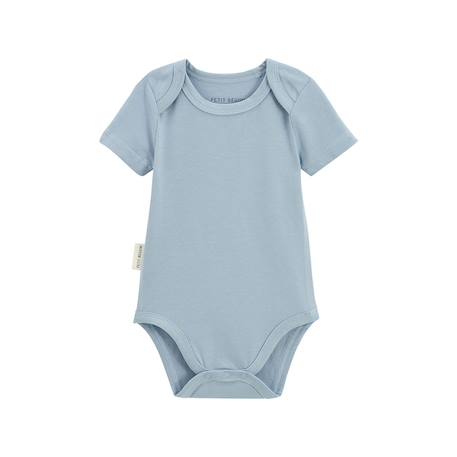 Lot de 3 bodies bébé manches courtes baroudeur Bleu 6 - vertbaudet enfant 