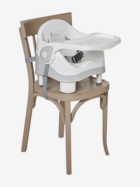 Rehausseur de chaise rigide gris/blanc 1 - vertbaudet enfant 
