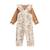 Ensemble salopette bébé en molleton et t-shirt chincha Ecru 3 - vertbaudet enfant 