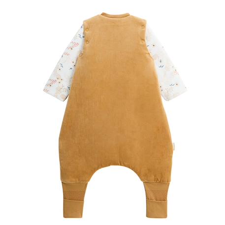 Turbulette tog2 en velours avec pieds retroussables et manches amovibles swan Ocre 3 - vertbaudet enfant 