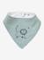 Lot 3 bavoirs bandanas en gaze de coton Bord de mer+Broceliande+Dans les bois+Hanoi+Hérisson+Hygge+lot renard+Mon coeur+Tanzanie 46 - vertbaudet enfant 