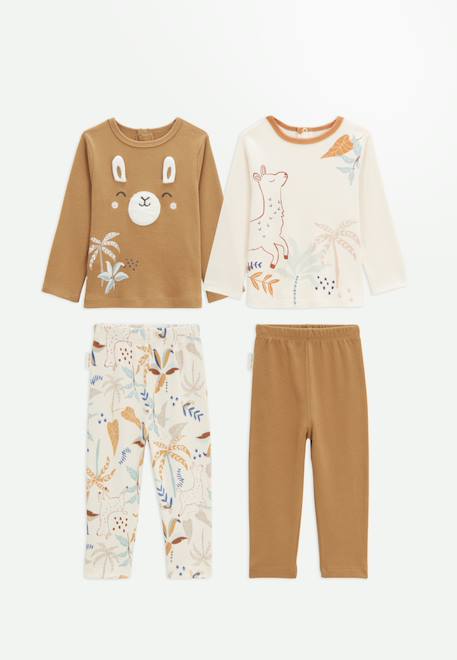 Garçon-Lot de 2 pyjamas bébé lamascotte