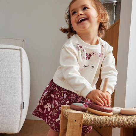 Robe bébé en molleton mila Ecru 6 - vertbaudet enfant 