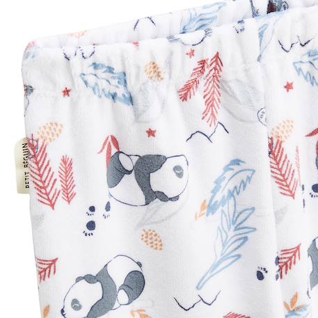 Pyjama bébé 2 pièces en velours tao Bleu 4 - vertbaudet enfant 
