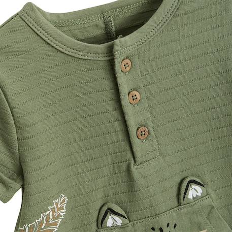 Barboteuse bébé gabin Vert 4 - vertbaudet enfant 