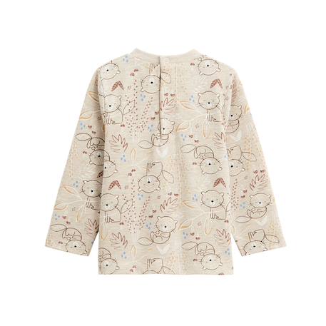 Ensemble salopette bébé en sherpa et t-shirt cracotte Marron 6 - vertbaudet enfant 