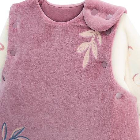 Gigoteuse siège auto tog 3 en velours avec manches amovibles matcha Rose 5 - vertbaudet enfant 