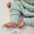 Turbulette tog 2 en gaze de coton avec pieds retroussables arya Vert 6 - vertbaudet enfant 