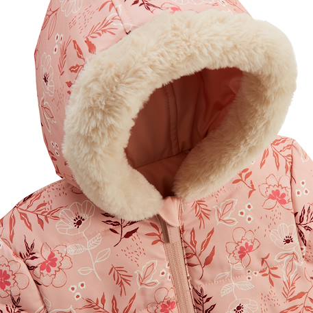 Doudoune réversible enfant imperméable avec capuche manouk Rose 4 - vertbaudet enfant 