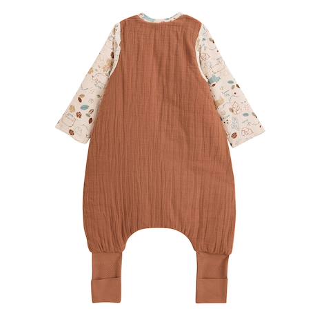 Turbulette tog 2 en gaze de coton avec pieds retroussables et manches amovibles kansas city Camel 3 - vertbaudet enfant 