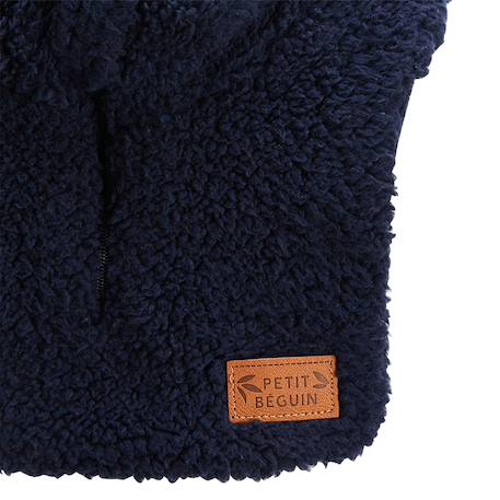 Faux col zippé enfant en sherpa anouk Bleu 4 - vertbaudet enfant 