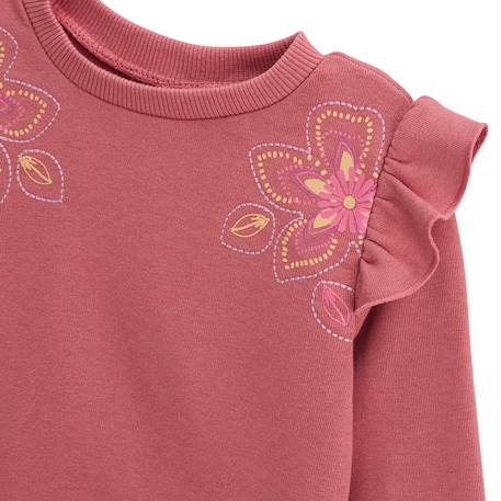 Sweat-shirt enfant fiesta Terracotta 5 - vertbaudet enfant 