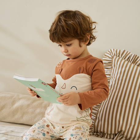 Pyjama enfant 2 pièces avec pieds retroussables kansas city Camel 6 - vertbaudet enfant 