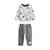 Ensemble sweat et pantalon en molleton touctouc Gris 2 - vertbaudet enfant 