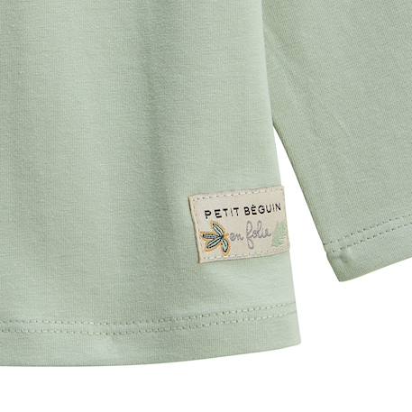 Lot de 2 t-shirts bébé manches longues boavista Kaki 5 - vertbaudet enfant 