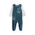 Pyjama bébé en velours cacahuète Bleu 2 - vertbaudet enfant 
