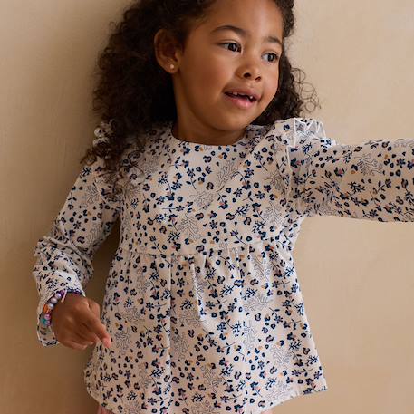 Blouse en popeline céleste Ecru 5 - vertbaudet enfant 