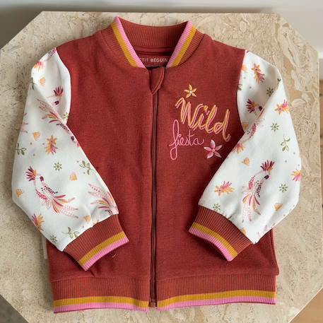 Veste teddy enfant fiesta Terracotta 5 - vertbaudet enfant 