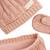 Ensemble bonnet, moufles et cache-cou enfant en tricot esmée Rose 3 - vertbaudet enfant 