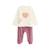 Pyjama bébé en velours matcha Rose 2 - vertbaudet enfant 