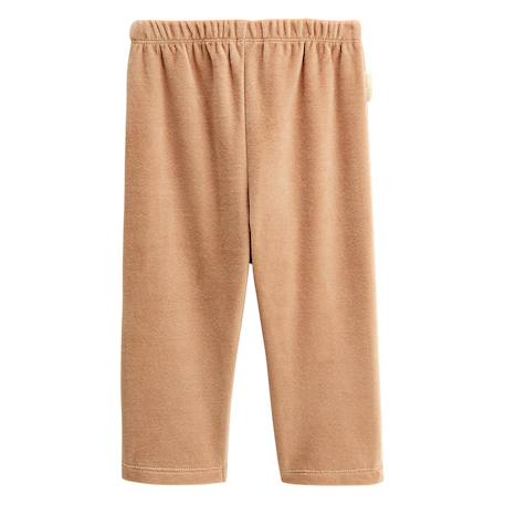 Pyjama bébé 2 pièces en velours nino Ecru 6 - vertbaudet enfant 