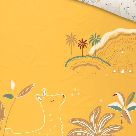 Housse de couette enfant + taie d'oreiller gabin Jaune 4 - vertbaudet enfant 