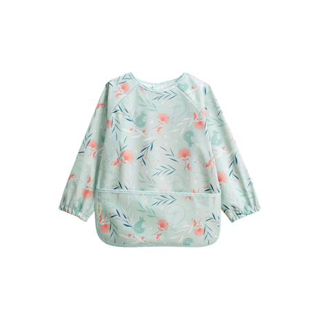 Bavoir tablier manches longues dina Bleu 2 - vertbaudet enfant 