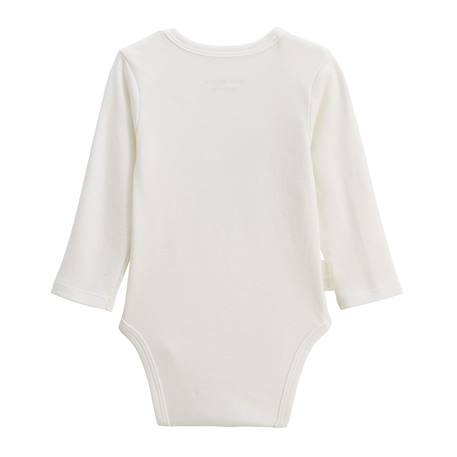 Lot de 2 bodies bébé manches longues cache-cache Ecru 5 - vertbaudet enfant 