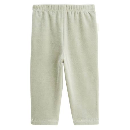 Pyjama bébé 2 pièces en velours lison Vert 6 - vertbaudet enfant 