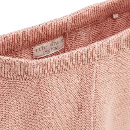 Pantalon bébé en tricot manouk Rose 4 - vertbaudet enfant 