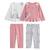 Lot de 2 pyjamas enfant 2 pièces en velours céleste Rose 2 - vertbaudet enfant 