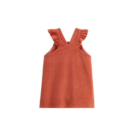 Robe enfant en velours côtelé manouk Orange 3 - vertbaudet enfant 