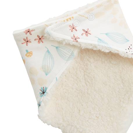 Foulard enfant en sherpa bloom Ecru 3 - vertbaudet enfant 