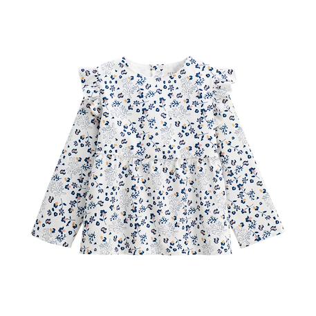 Blouse en popeline céleste Ecru 2 - vertbaudet enfant 