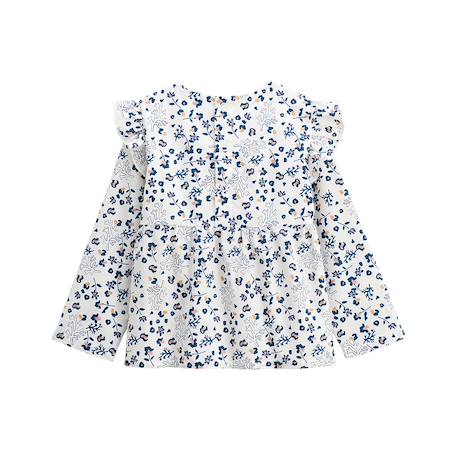 Blouse en popeline céleste Ecru 3 - vertbaudet enfant 