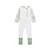 Pyjama bébé avec pieds retroussables kanha Ecru 3 - vertbaudet enfant 