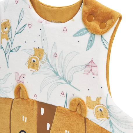 Turbulette tog 2 en velours avec pieds retroussables charly Camel 4 - vertbaudet enfant 
