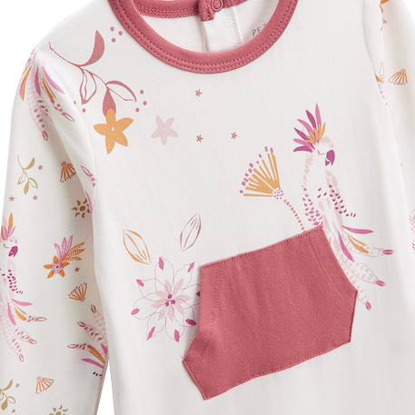 Pyjama bébé à pieds retroussables fiesta Terracotta 4 - vertbaudet enfant 