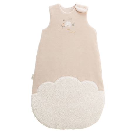 Gigoteuse d'hiver en velours câlins Ecru 2 - vertbaudet enfant 