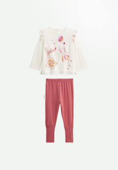 Bébé-Pyjama, surpyjama-Pyjama enfant 2 pièces à pieds retroussables fiesta