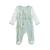 Pyjama bébé en velours ouverture pont kenya Vert 2 - vertbaudet enfant 