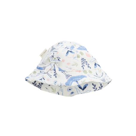 Barboteuse bébé + chapeau en gaze de coton tiana Ecru 5 - vertbaudet enfant 