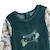 Pyjama bébé en velours canopée Vert 5 - vertbaudet enfant 