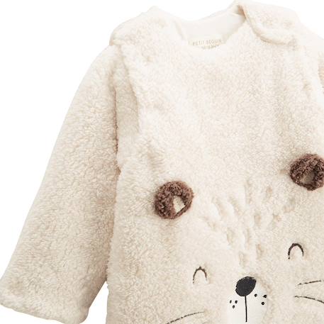 Gigoteuse d'hiver en sherpa avec manches amovibles cracotte Beige 5 - vertbaudet enfant 